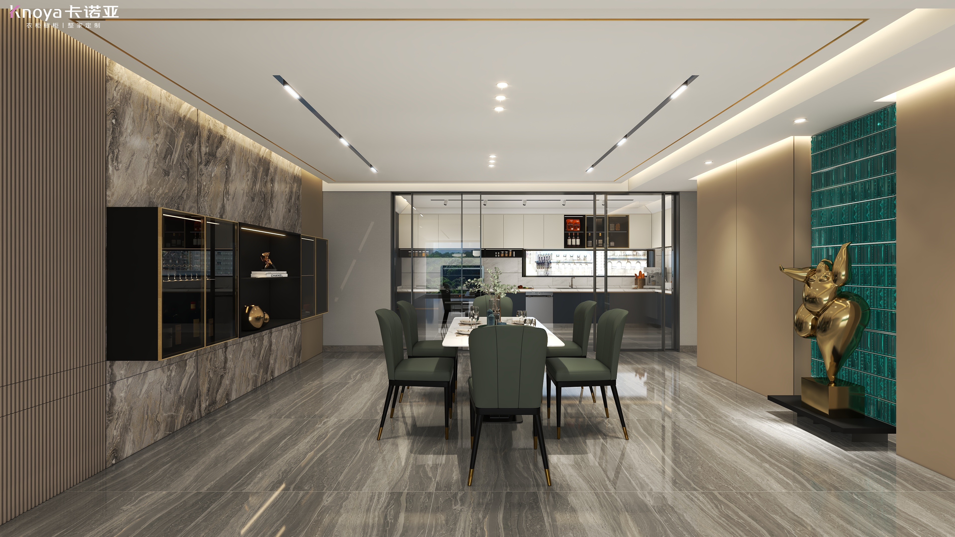 236㎡三房，主臥超大不說，還有一間絕美影音室?