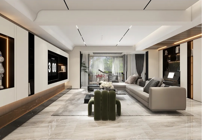 意式極簡丨拒絕過度裝修，173㎡住出大平層的高級舒適感